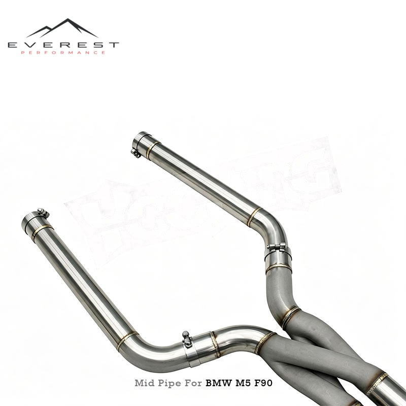 Replacement Midpipe With Z Pipe for BMW M5 F90 4.4TT 2018-2023 Stainless Steel Enhanced Sound Middle Pipe Exhaust System