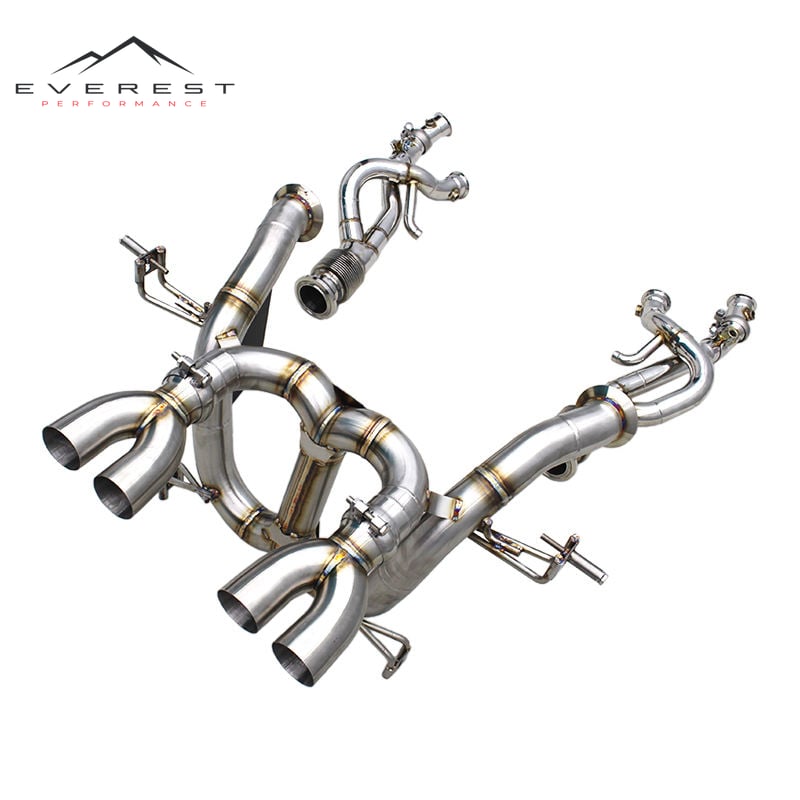 Catback Exhaust System for Lamborghini Revuelto 6.5L V12 2023-2025 Stainless Steel Exhaust Pipe with 70mm Exhaust Pipes