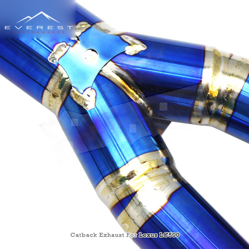 Titanium Exhaust Pipe System for Lexus LC500 V8 5.0L 2018-2025 High Performance Valvetronic Muffler Catback Exhaust