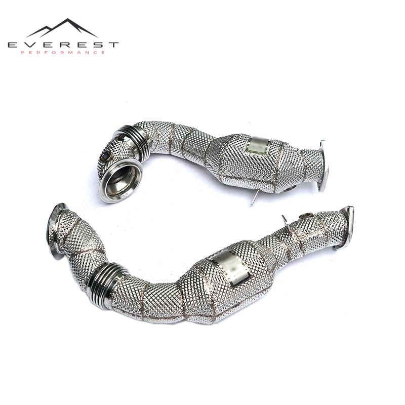 Exhaust Downpipe for BMW 1M E82 3.0T N54 2012-2015 High Performance Stainless Steel Downpipe with Catalyst