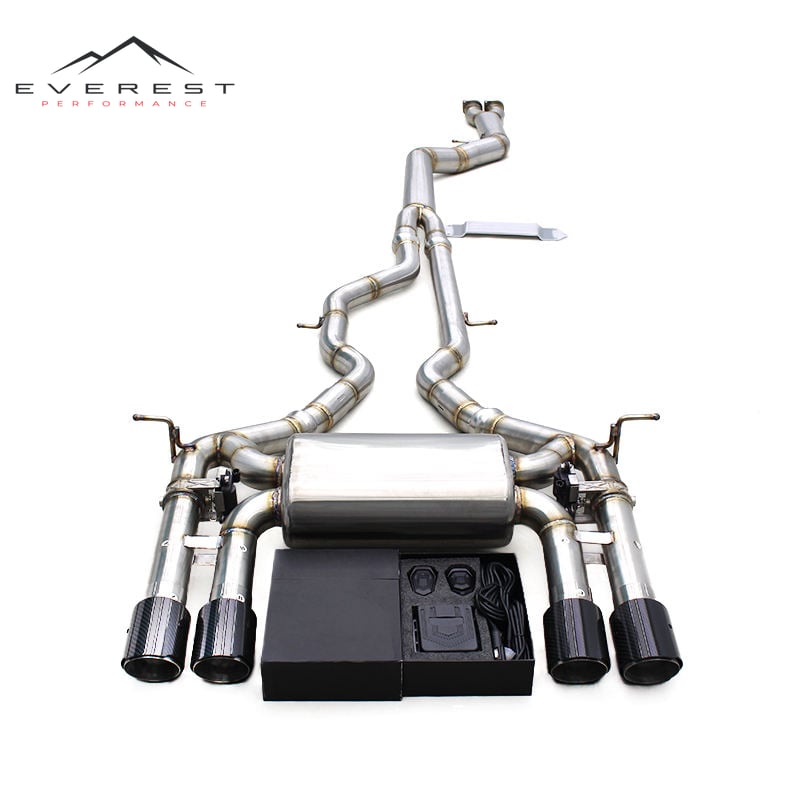 Stainless Steel Valvetronic Exhaust for BMW F80 M3 F82 M4 S55 3.0T 2014-2019 Sport Car Exhaust with Carbon Fiber Tip