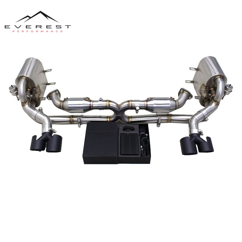 Stainless Steel Exhaust System for Porsche 911 997/997.1 Turbo 3.6L (2004-2012) Escape Muffler Exhaust Valve