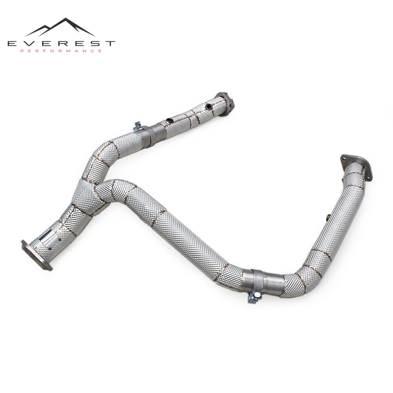 Header Downpipe for Dodge RAM 1500 5.7L 2019-2023 Performance Race Car Stainless Steel Free Flow Pipe Exhaust System