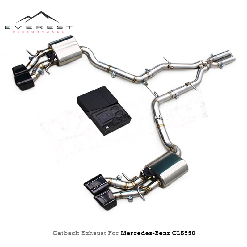 Turbo Exhaust for Mercedes-Benz CLS550 M278 V8 4.7L 2010-2016 Valvetronic Catback Tuning Sound Exhaust System