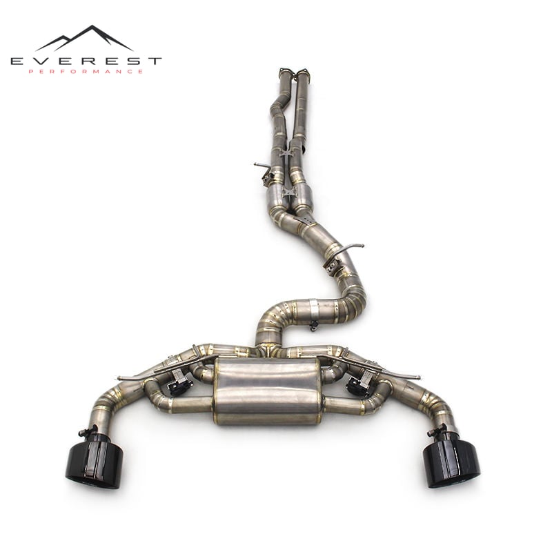 Escape Catback for Audi RS3/TTRS 2.5T 2017-2023 Titanium Alloy Exhaust Pipes Muffler Modified Sound RS Tips