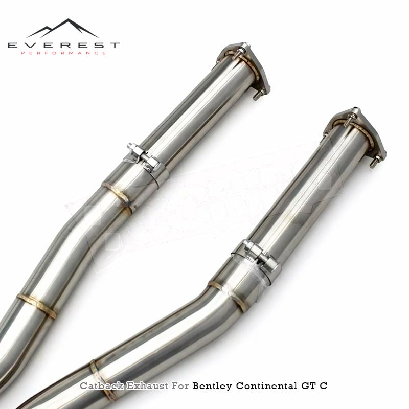 Stainless Steel High Quality Catback Valve Muffler Exhaust for Bentley Continental GT C/GTC V8 4.0T 2014-2017