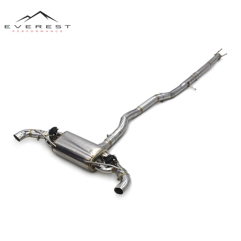Straight Exhaust Pipes for Mercedes-Benz A45 AMG 2.0T 2014-2023 Stainless Steel Catback Muffler Valvetronic