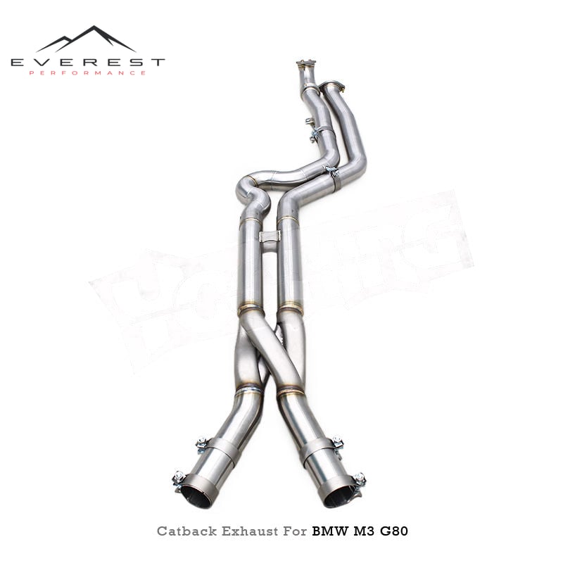 Equal Length Z Mid Pipes for BMW M3/M4 G80/G82 3.0T 2021-2024 Stainless Steel Exhaust System Auto Part