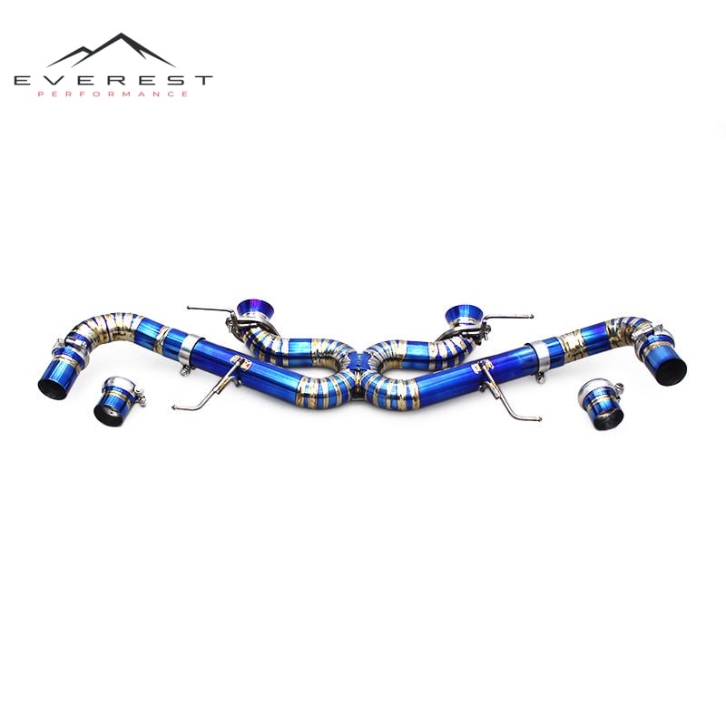 Titanium Axle Back Pipe for Aston Martin DB11 V12 5.2L 2016-2019 X-pipe Sound Racing Car Exhaust System
