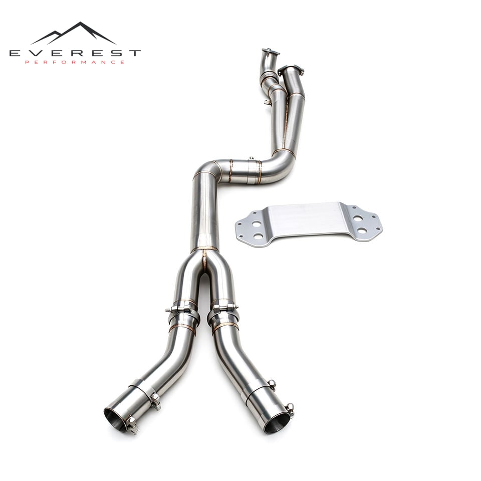 Replacement Single Midpipe with Brace for BMW M2/M3/M4 G80/G82/G87 3.0T 2020-2023 Dynamic Sound Exhaust System 3/3.5 Inch