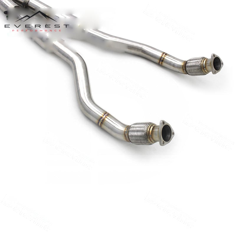Stainless Steel Catback for Audi RS6/RS7 C7 4.0T 2013-2018 Vacuum Valve Muffler Exhaust System