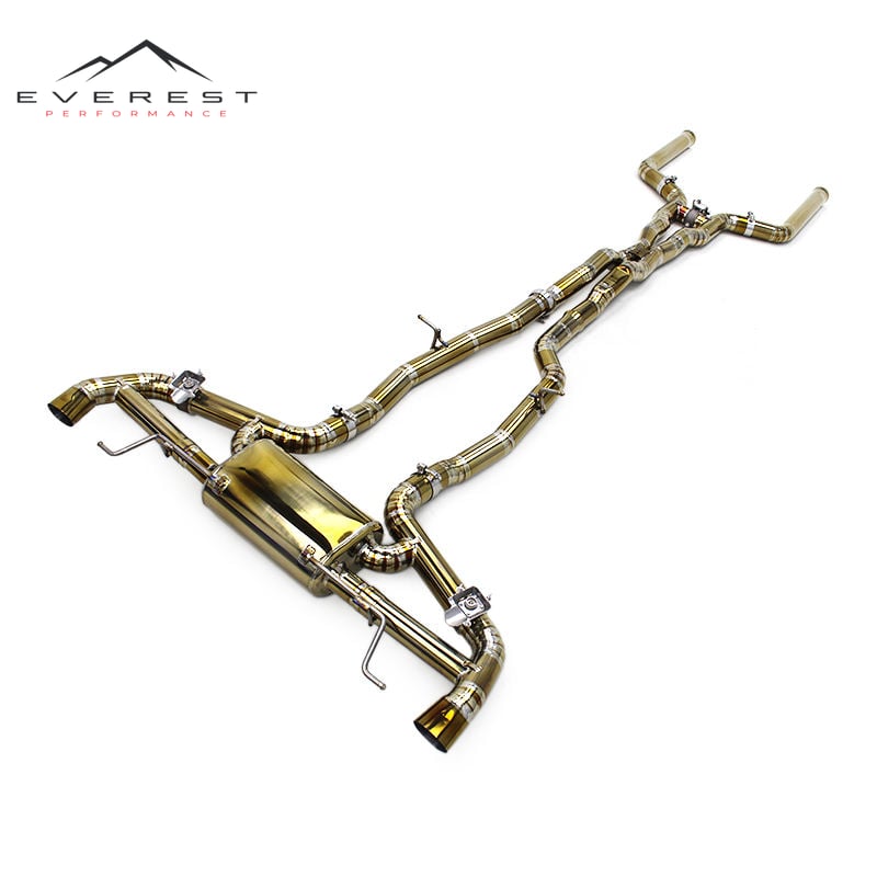 Titanium Exhaust Pipe System for Mercedes-benz GLC63 AMG 4.0T 2016-2022 Valve Compatible Valvetronic Performance System