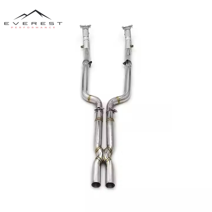 Stainless Steel Downpipe With X Pipes for Maserati Gran Turismo/GT 4.2/4.7 2008-2023 Auto Exhaust System