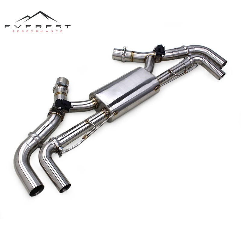 Catback Exhaust Pipe for BMW X5 M60i 4.4TT 2024 Escape Stainless Steel Muffler Valve Axle Back