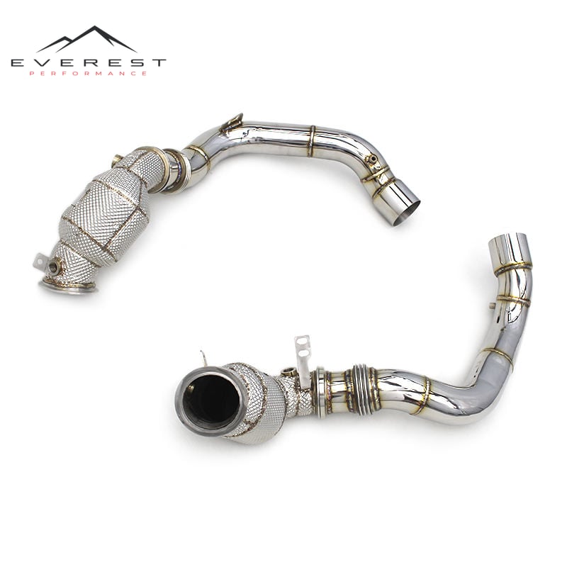 Downpipe High Flow Exhaust Pipes for BMW M8/X5M/X6M F91/F95/F96 Stainless Steel Catted Header