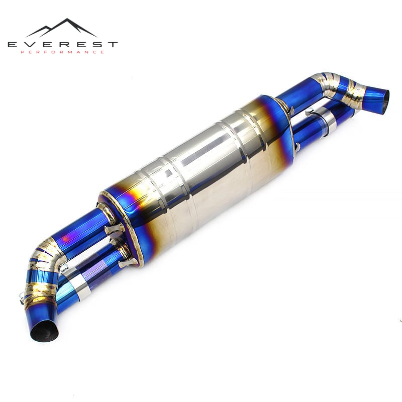 Titanium Exhaust Pipes Axleback for Porsche 911 Carrera 991.2 GT2 RS 3.8T 2018-2019 Racing Exhaust Muffler System