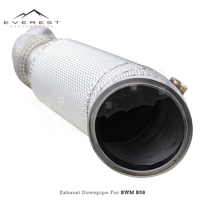 Exhaust Downpipe Pips for BMW 3/4/5 Series 3.0T B58 2018-2023 Racing Stainless Steel Exhaust Free Flow Pipe
