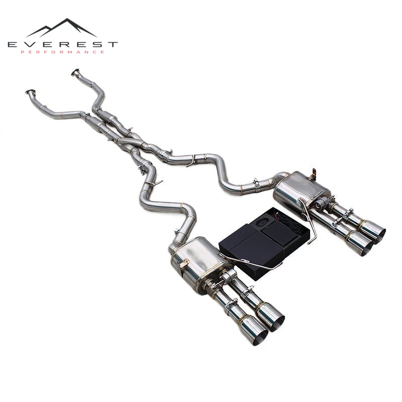 Racing Catback Exhaust Valved Muffler for BMW M3 E90 E92 E93 V8 4.0L 2008-2013 SUS304 Exhaust Pipes System With Z Pipe Midpipe
