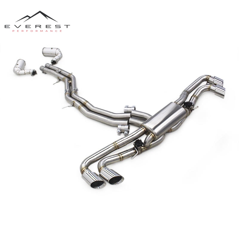 Full Exhaust System for Lamborghini URUS 4.0 2018-2024 Catback Exhaust Straight Downpipe Stainless Steel Pipe Muffler Escape