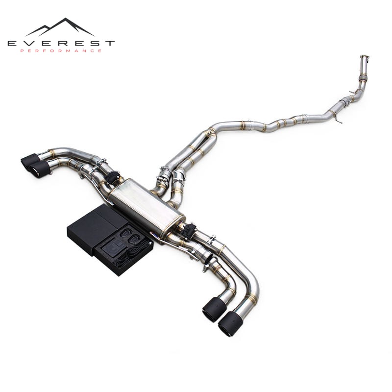 Exhaust Pipe System for Audi Q8 2.0T/3.0T 2019-2024 Stainless Steel Muffler Exhaust Pipe With Valve Control Unit
