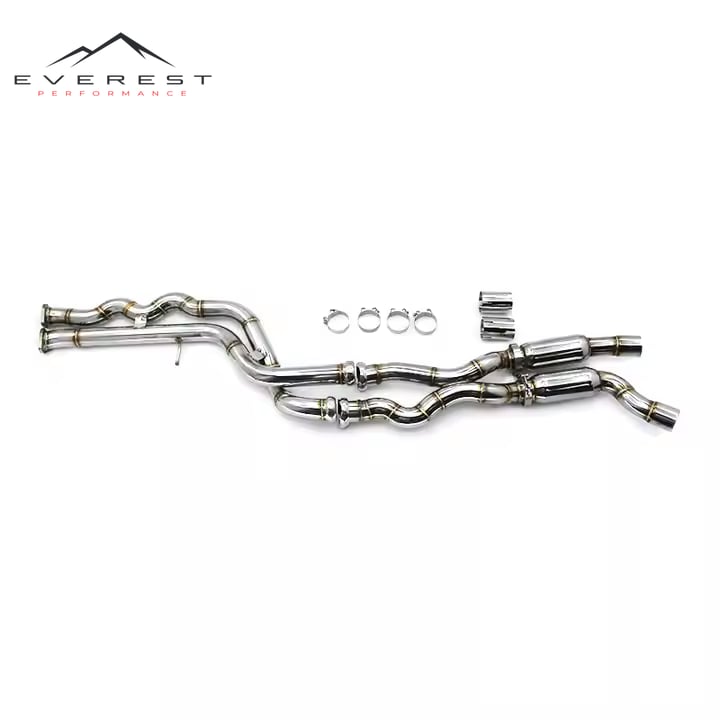 New Style Stainless Steel Pipes Car Exhaust System for BMW M3/M4 F80 F82 F83 S55 3.0T 2014-2019 Equal Length Mid-Pipe