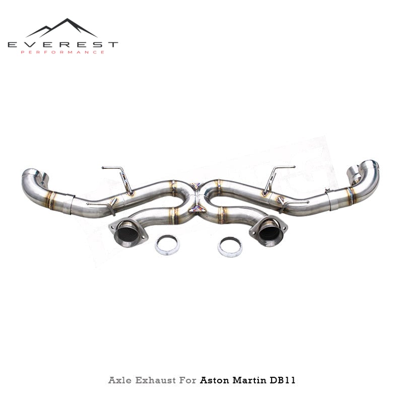 Racing SS304 Catback Exhaust Pipe System for Aston Martin DB11 V12 5.2L 2016-2019 Non Valve Rear Section Free Flow Exhaust