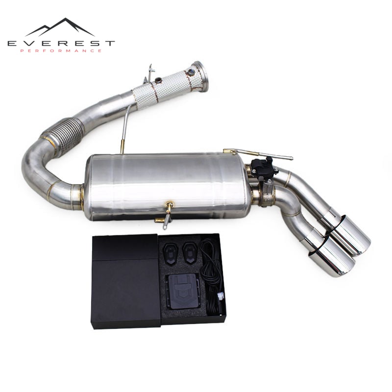 Valved Exhaust for BMW I8 1.5T B38 Engine 2014-2019 Turbo Downpipe Sport Racing Pipes with Valve Remote Control