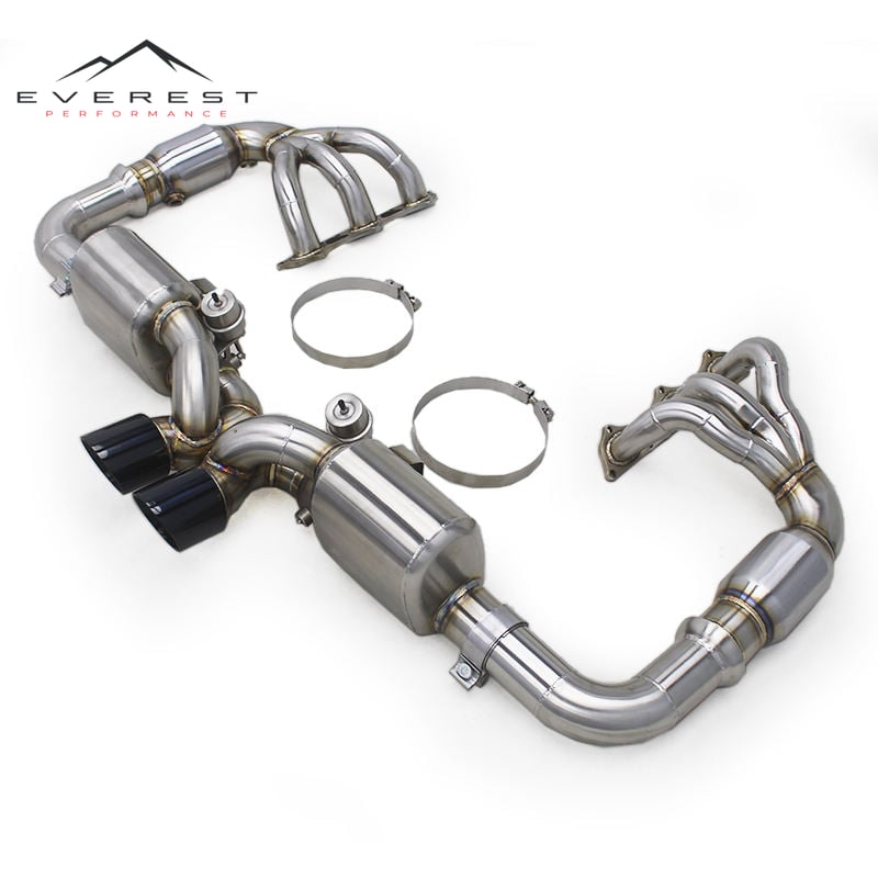 Full Exhaust System for Porsche 911 991/991.1 GT3 3.8L 475 PS 2010-2019 Tuning Valved Catback Exhaust Catalyst Manifold Header