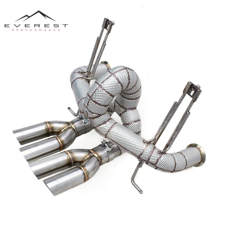 Direct Fitment Axle Exhaust for Lamborghini Aventador LP700/LP750SV//LP720-4 6.5L 2011-2016 SUS304 Non Valved Catback System