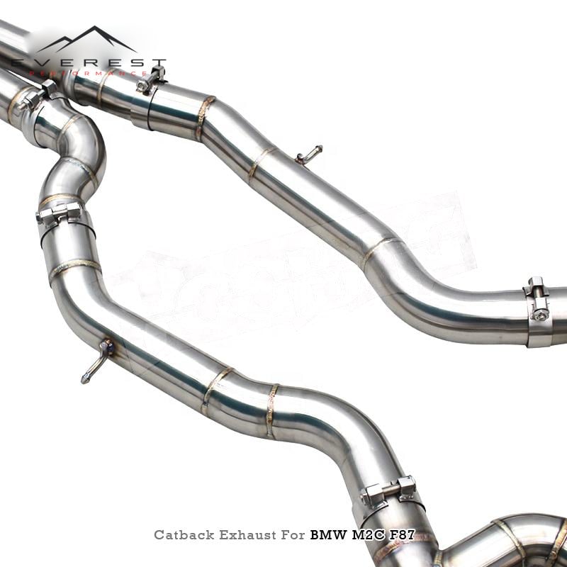 Stainless Steel Valvetronic Catback Exhaust for BMW M2C/M2 Competition S55 F87 3.0T 2018-2023 Muffler with Z Pipe