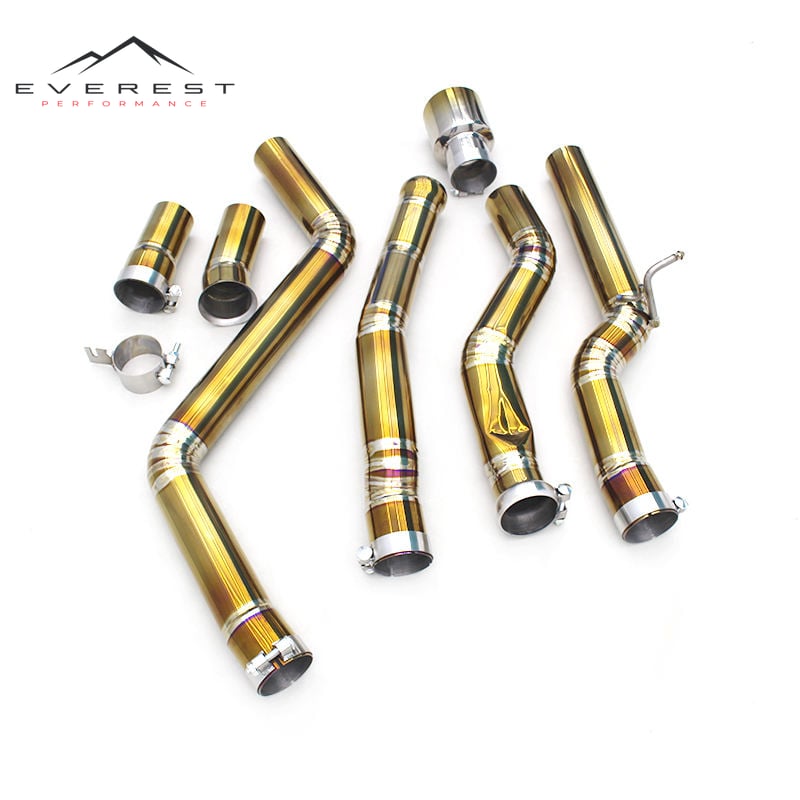Racing Titanium Direct Exhaust Pipe for Toyota Supra A90/A91 2.0T/3.0T 2020-2023