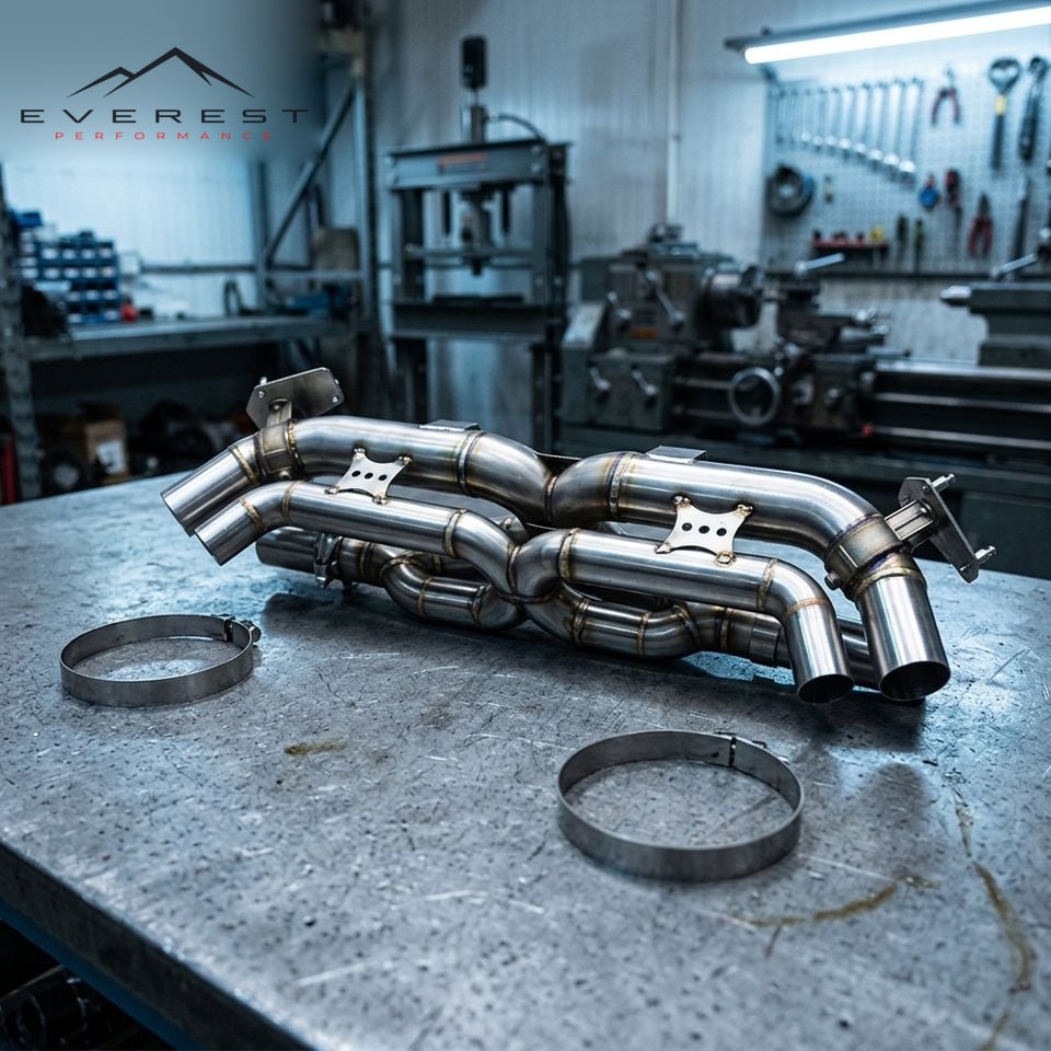 Exhaust System for Porsche 911/992/992.1 Turbo S/Carrera S 3.0T/3.8T 2019-2024 SUS304 Catback with Original Valve Control