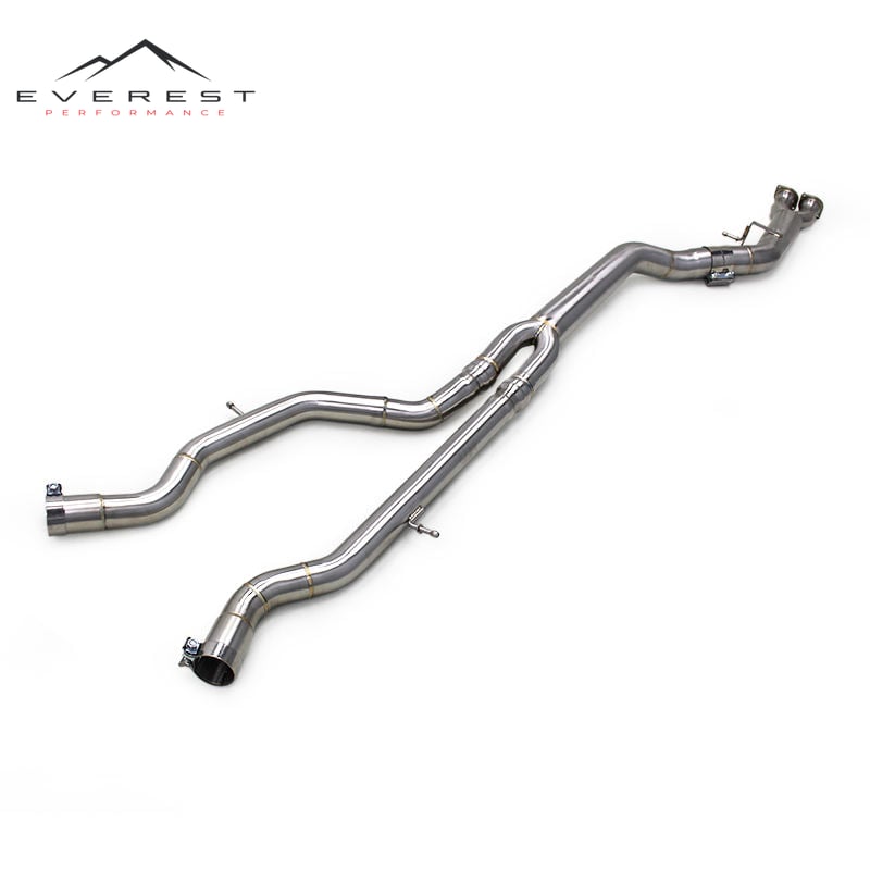 Ready Stock Single Mid Pipe Stainless Steel Exhaust for BMW M3/M4 F80 F82 F83 S55 3.0T 2014-2019 Automobile Exhaust System
