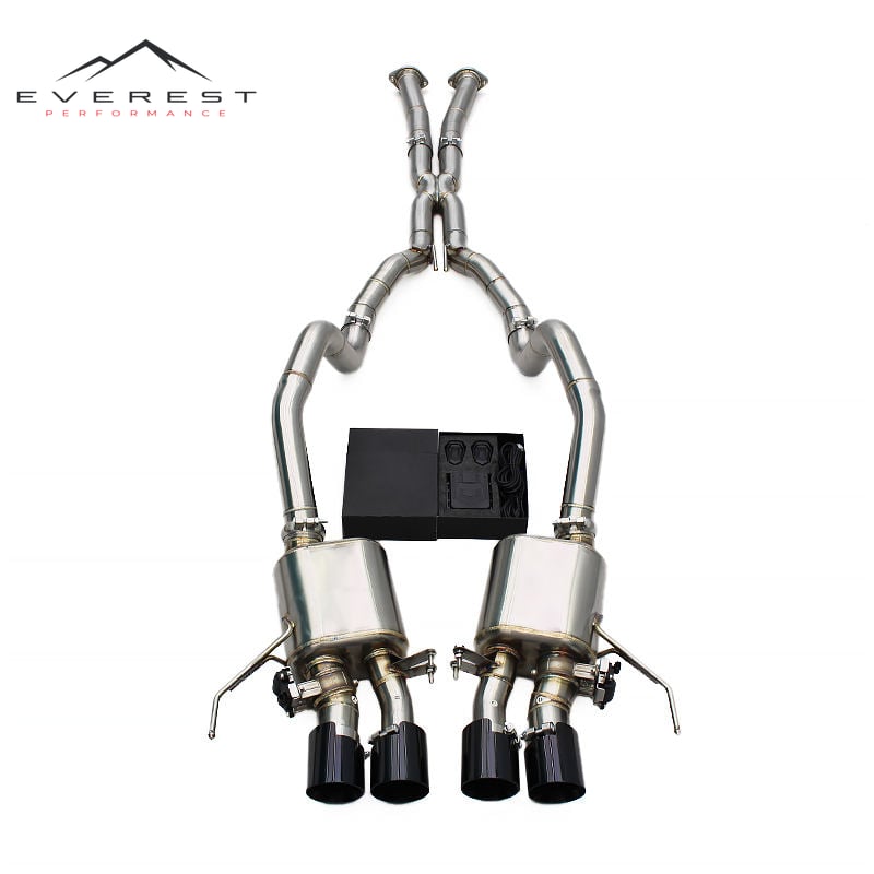 Stainless Steel Catback Exhaust Pipe for Chevrolet Corvette C7 6.2L (2013-2019) Racing Exhaust System with Valve Muffler