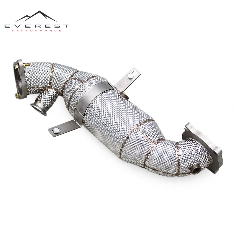 Race Straight Downpipe for Alfa Romeo Giulia/Stelvio 2.0T 2017-2021 High Performance Stainless Steel Car Exhaust System