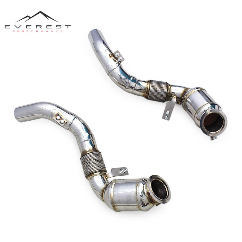 Catalyst Sport Headers for BMW 650/650i F06 F12 F13 4.0T 2011-2017 Stainless Steel Exhaust Pipe Engine Catted Downpipe