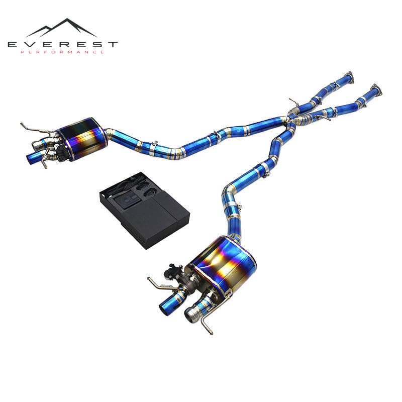 Racing Titanium Exhaust Pipe System for Bentley Continental GT W12 6.0T 2004-2013 Lightweight X Pipe Valvetronic Catback Exhaust