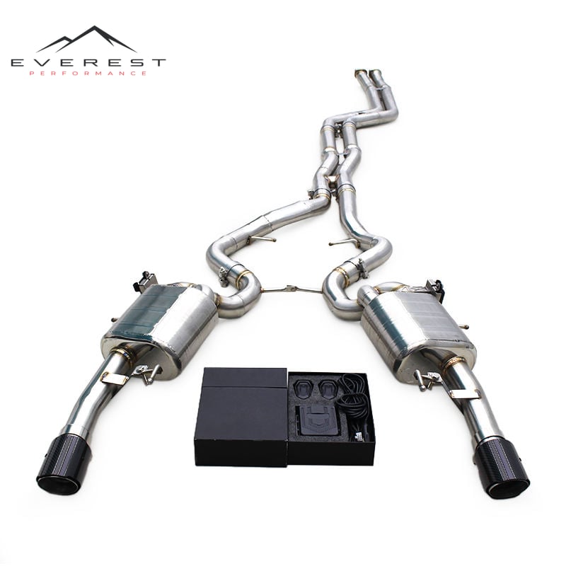 Stainless Steel Exhaust Pipe System for BMW 335/335xi E90 3.0T 2009-2013 Muffler with Valve Control System