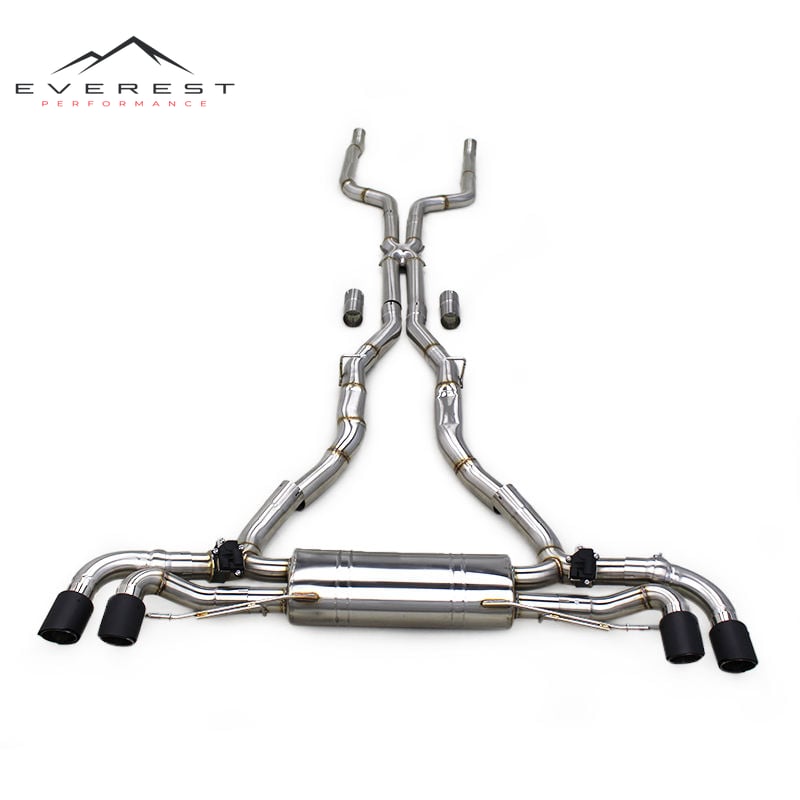 Valvetronic Catback for BMW X5 M50i 4.4TT 2019-2024 Stainless Steel Exhaust Pipes Muffler Carbon Fiber Tips