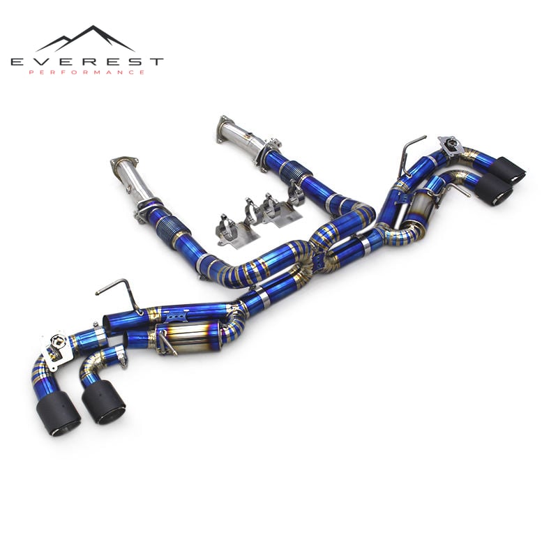Custom Valved Exhaust Muffler for Chevrolet Corvette Stingray Z51 2019-2025 SS304 Pipes Header Downpipe Titanium Catback