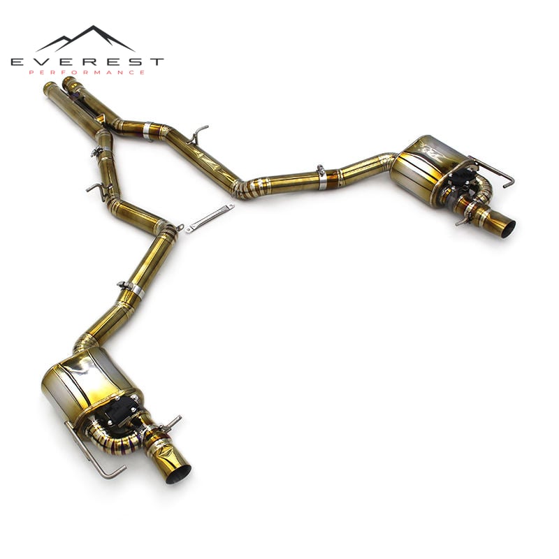 Titanium Pipes Car Exhaust System for Mercedes-Benz E63/E63S W212 AMG 2007-2016