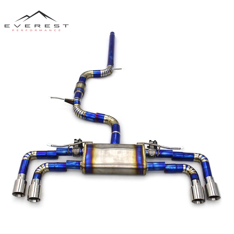 Escape Performance Valvetronic Exhaust Catback for VW Golf MK7.5/7.5 GTI 2.0T 2015-2019 Resonated Titanium Muffler Pipe