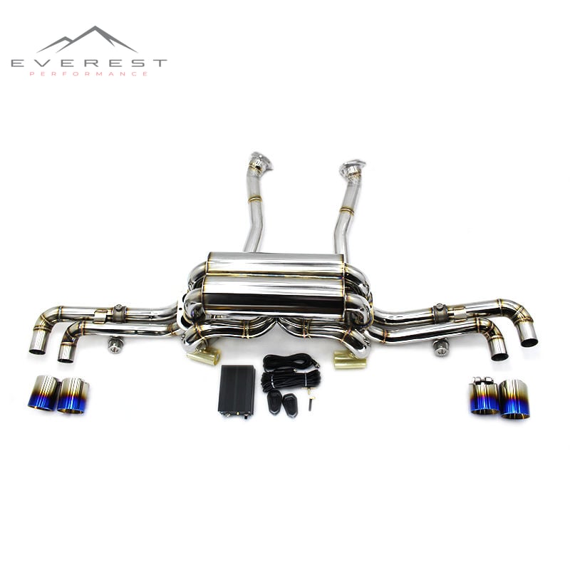 High Performance 304 Stainless Steel Valve Exhaust System Suitable for Ferrari F430 Catback Exhaust Ferrari 4.3 Accessories