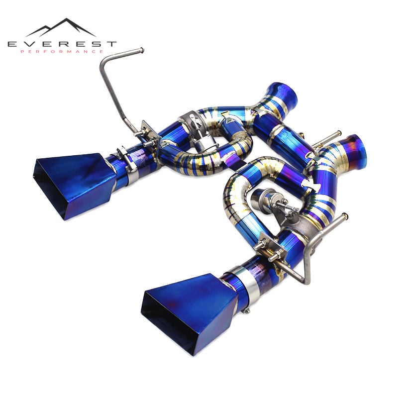 Direct Fitment Exhaust Pipe for Mclaren 650S/625C Spider/Coupe 3.8T 2014+ Racing Titanium Lightweight Rear Muffler Section