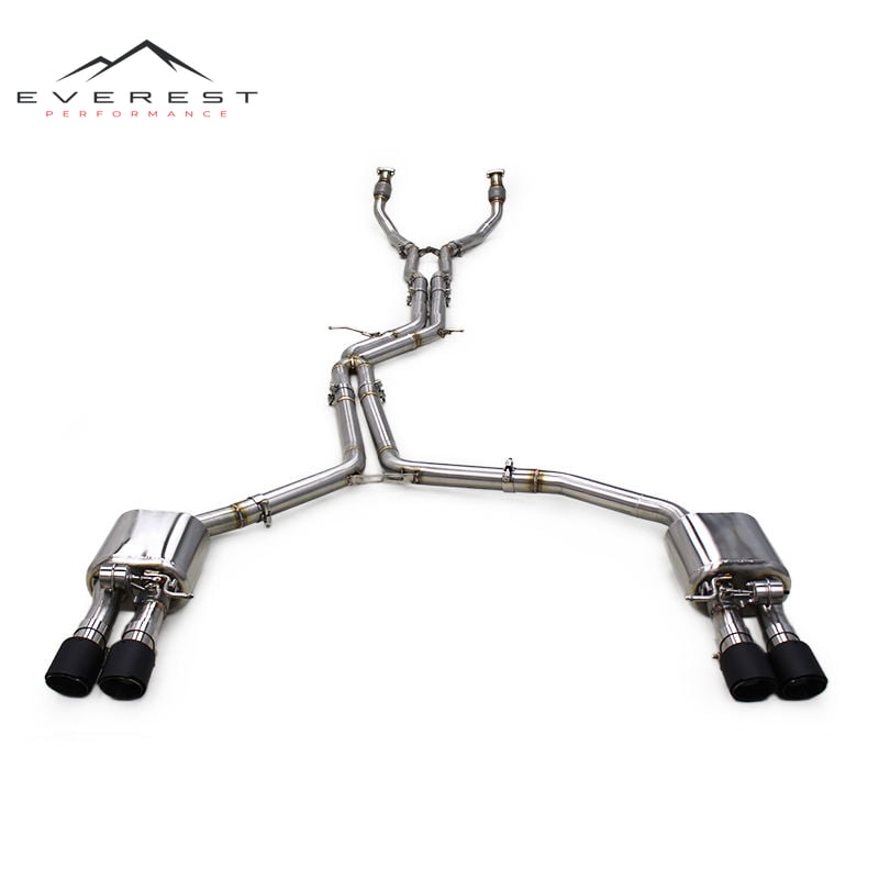 High Performance Exhaust Pipe Muffler Stainless Steel Catback Exhaust for AUDI A6/A7 C8 3.0T 2019-2022 Car Exhaust System