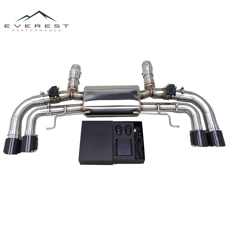Axle Back Exhaust System for BMW M550/M550i G30/N63 4.4TT 2019-2025 Tuning Stainless Steel Exhaust Catback Pipe Muffler