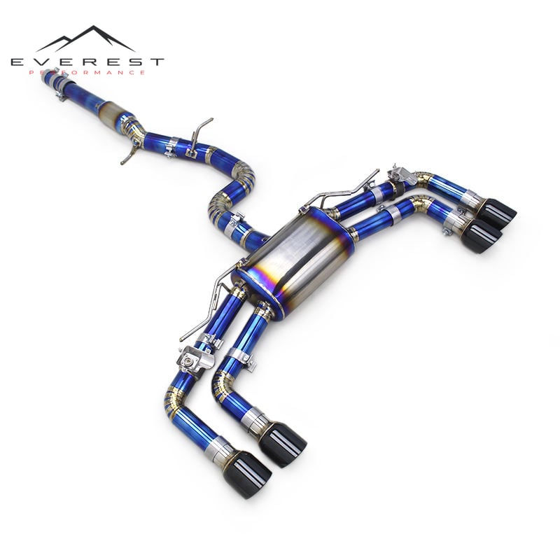 Custom Sport Car Catback Titanium Pipes for VW GOLF MK8 8R 2.0T 2020-2024 Lightweight Stock Valved Exhaust System Active Sound