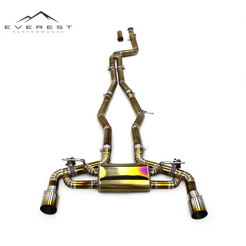 Gold Titanium Valvetronic Catback for Toyota SUPRA A90/A91 MK4/MK5 3.0T 2019-2024 Exhaust System with Remote Control System
