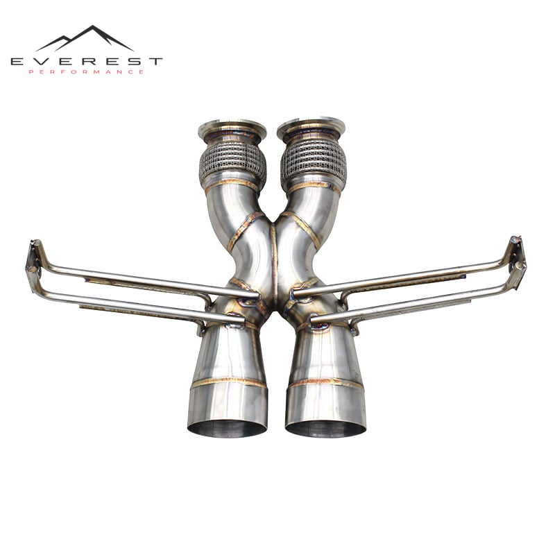 Catback Exhaust Pipes Muffler for Lamborghini Temerario V8 4.0T 2025-2026 Racing Stainless Steel Direct Exhaust Pipe