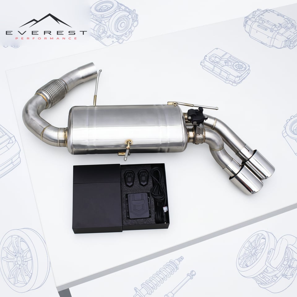 Sport Exhaust Pipe for BMW I8 1.5T 2014-2019 High Performance Rear Muffler Section Stainless Steel Catback Axle Back
